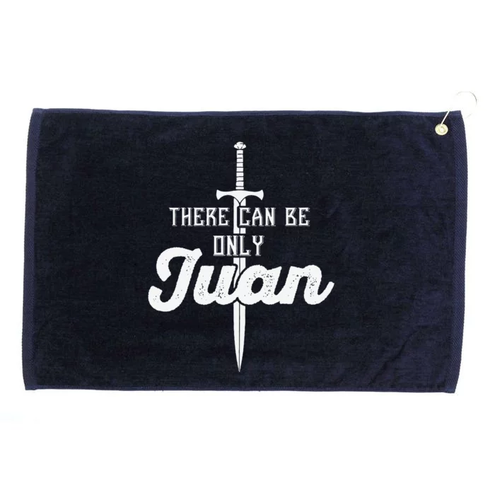 There Can Only Be Juan Cinco De Mayo Sword White Grommeted Golf Towel