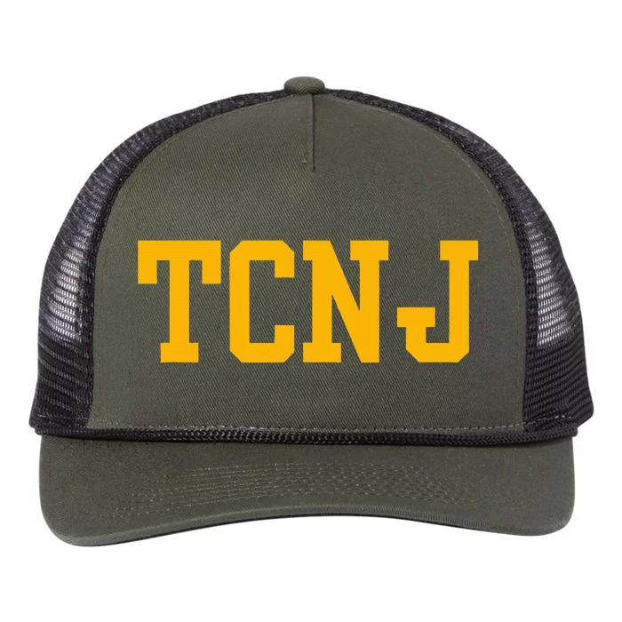 The College Of New Jersey Retro Rope Trucker Hat Cap