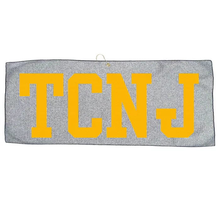 The College Of New Jersey Large Microfiber Waffle Golf Towel