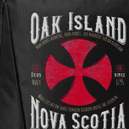 Templar Cross Oak Island Scotia City Backpack