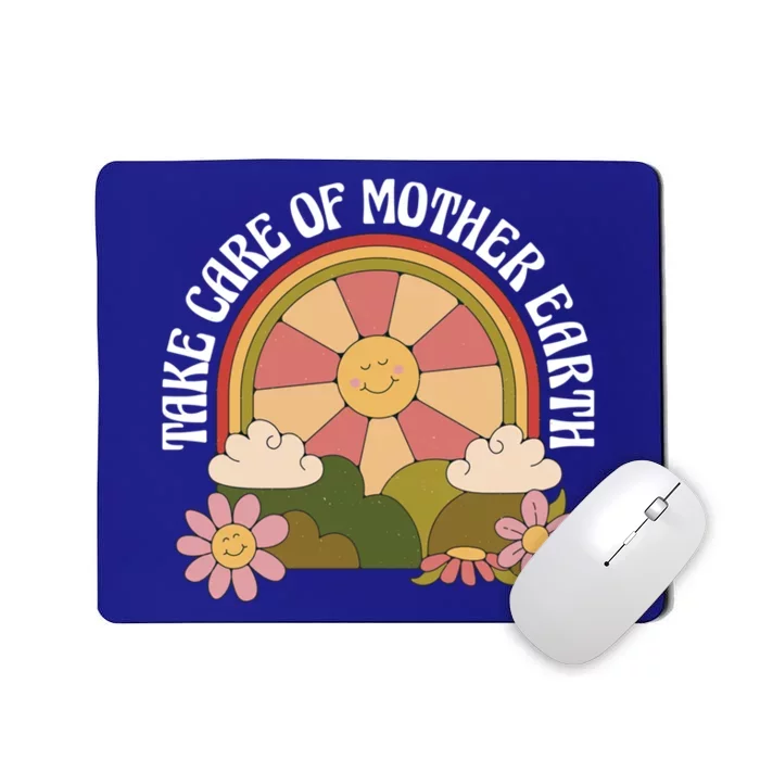 Take Care Of Mother Earth Gift Sun Sunflower Flowers Gift Mousepad