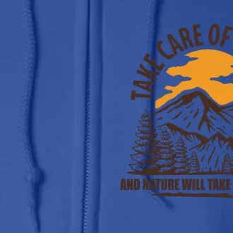 Take Care Of Nature David Attenborough Save Earth Cool Gift Full Zip Hoodie