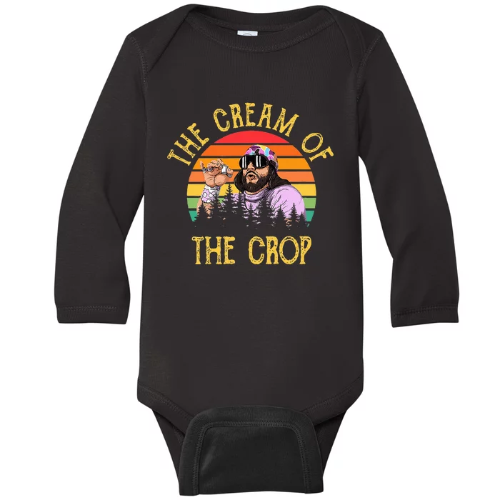 The Cream Of The Crop Vintage Baby Long Sleeve Bodysuit