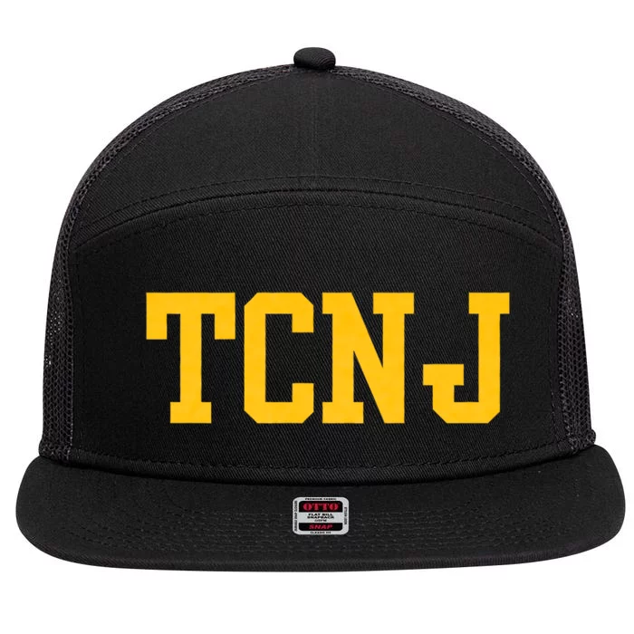 The College Of New Jersey Tcnj 7 Panel Mesh Trucker Snapback Hat