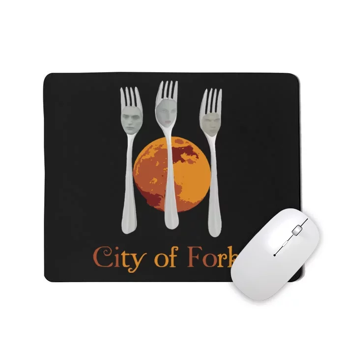 Twilight City Of Forks Mousepad