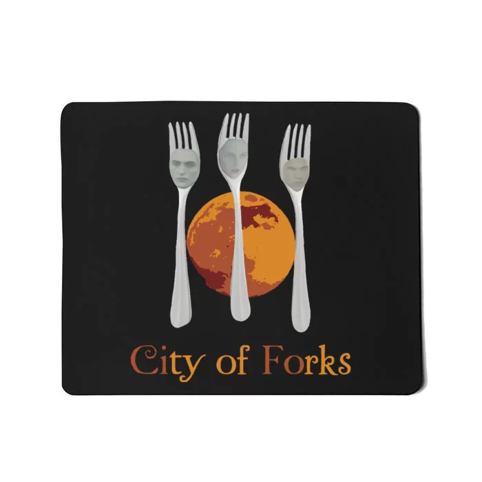 Twilight City Of Forks Mousepad