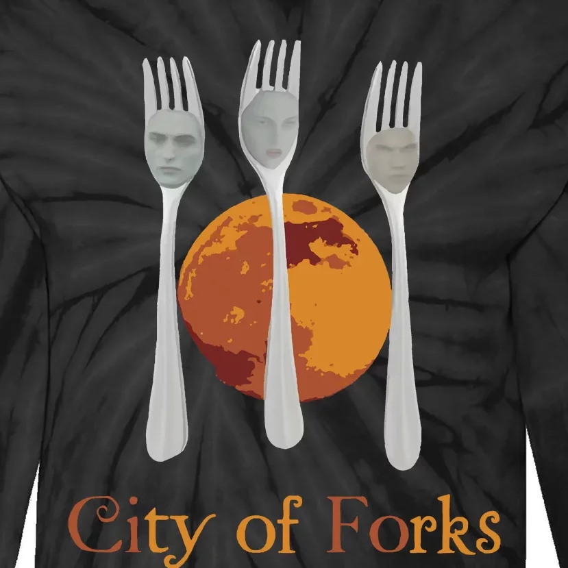 Twilight City Of Forks Tie-Dye Long Sleeve Shirt