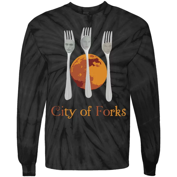 Twilight City Of Forks Tie-Dye Long Sleeve Shirt