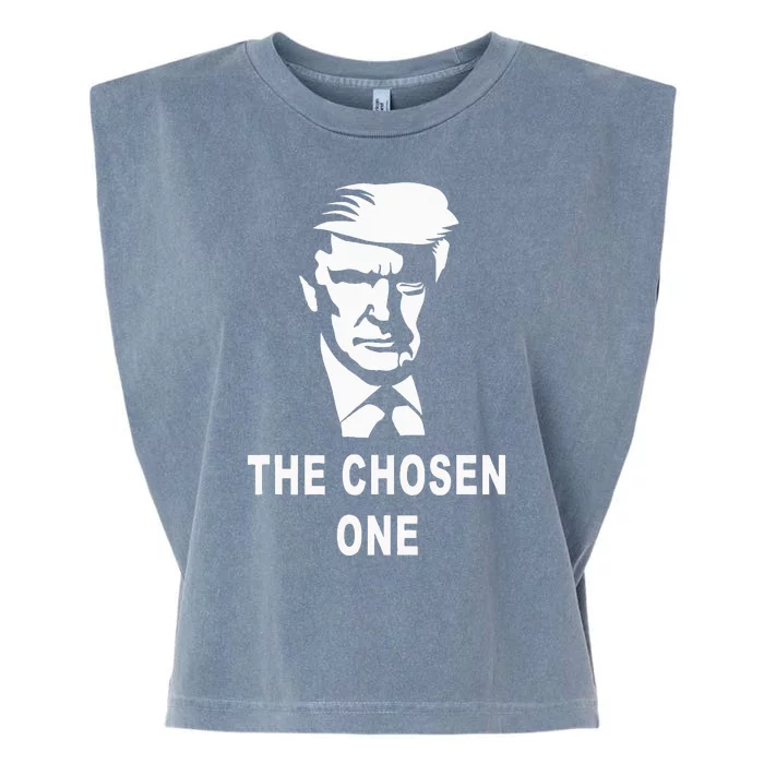 The C.H.O.S.E.N One Im The C.H.O.S.E.N One Trump Image Trump 2020 Garment-Dyed Women's Muscle Tee