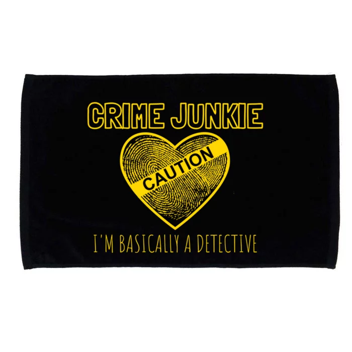 True Crime Podcast Junkie Be Weird Basically A Detective Gift Microfiber Hand Towel