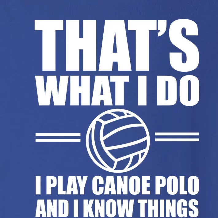 Team Canoe Polo Outfit Love Water Sports Funny Gift Toddler Long Sleeve Shirt