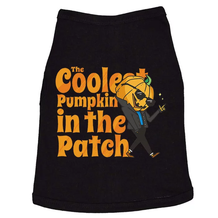 The Coolest Pumpkin In The Patch Pumpkin Halloween Doggie Tank