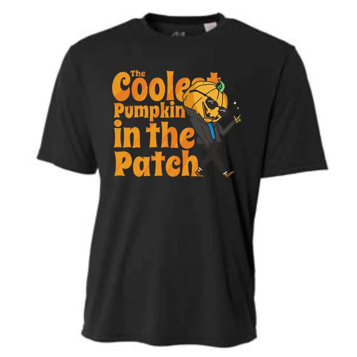 The Coolest Pumpkin In The Patch Pumpkin Halloween Cooling Performance Crew T-Shirt