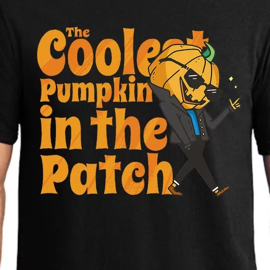 The Coolest Pumpkin In The Patch Pumpkin Halloween Pajama Set