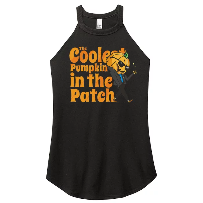 The Coolest Pumpkin In The Patch Pumpkin Halloween Women’s Perfect Tri Rocker Tank