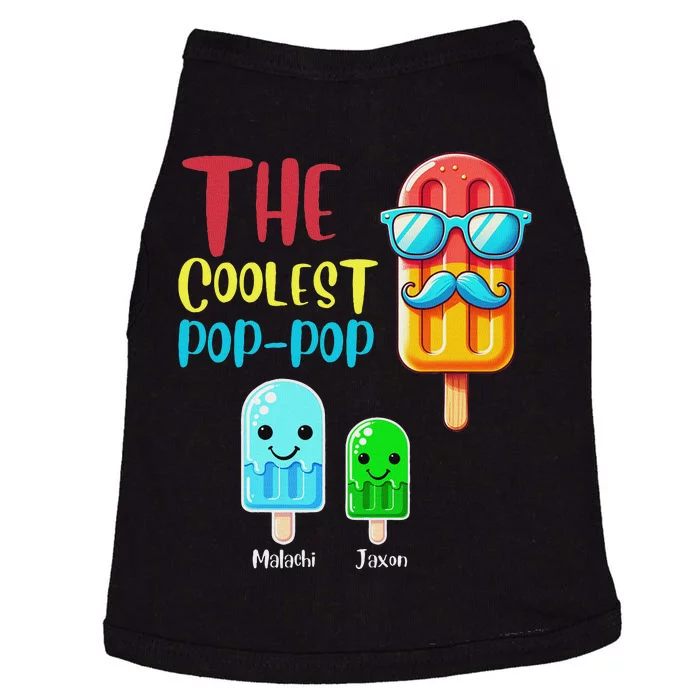 The Coolest Pop Pop Ice Treat Design Doggie Tank