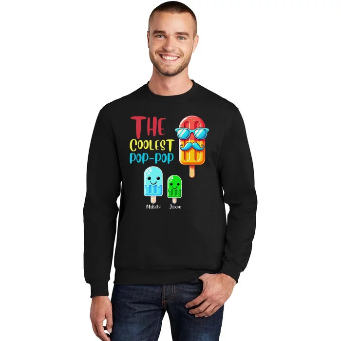 The Coolest Pop Pop Ice Treat Design Sweatshirt