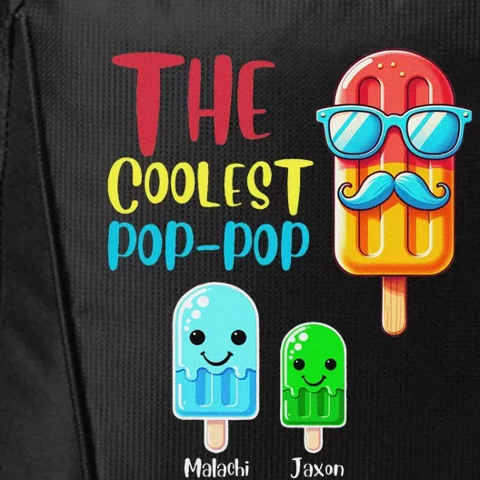 The Coolest Pop Pop Ice Treat Design City Backpack