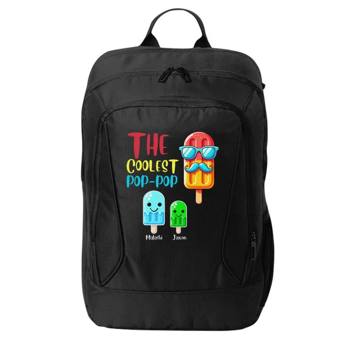 The Coolest Pop Pop Ice Treat Design City Backpack