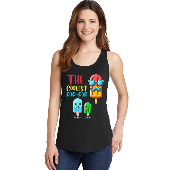 The Coolest Pop Pop Ice Treat Design Ladies Essential Tank