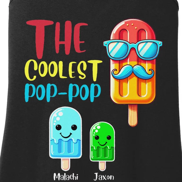 The Coolest Pop Pop Ice Treat Design Ladies Essential Tank