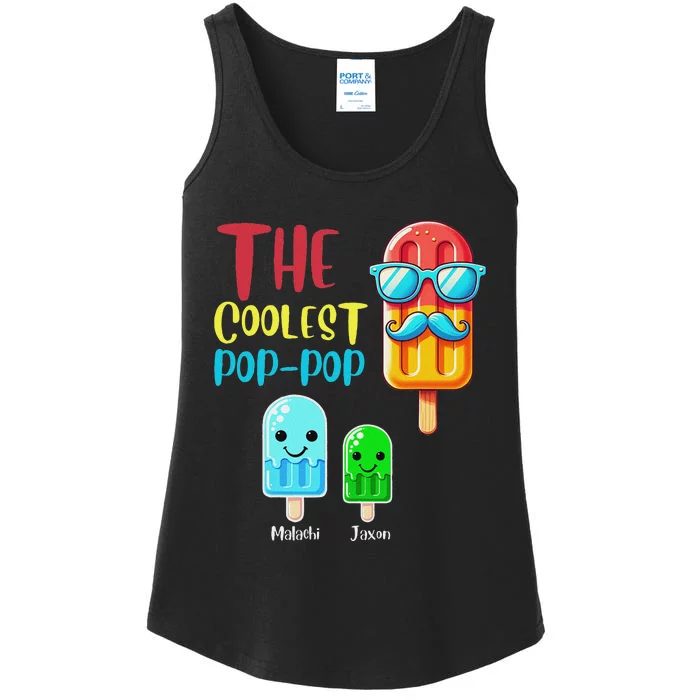 The Coolest Pop Pop Ice Treat Design Ladies Essential Tank