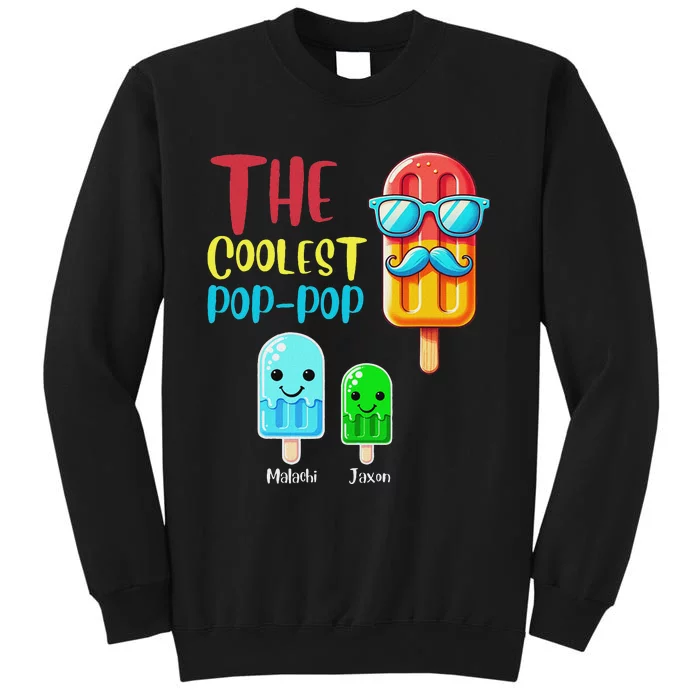 The Coolest Pop Pop Ice Treat Design Tall Sweatshirt