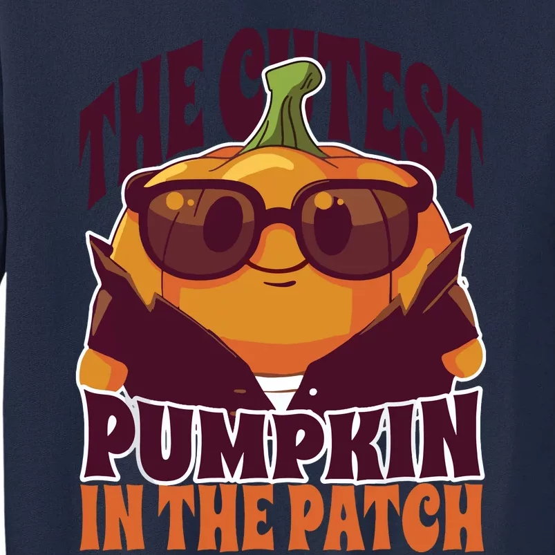 The Cutest Pumpkin In The Patch Kids Boy Pumpkin Halloween Tall Sweatshirt