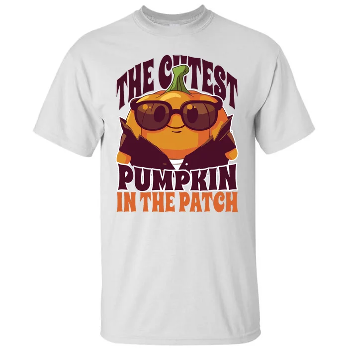 The Cutest Pumpkin In The Patch Kids Boy Pumpkin Halloween Tall T-Shirt