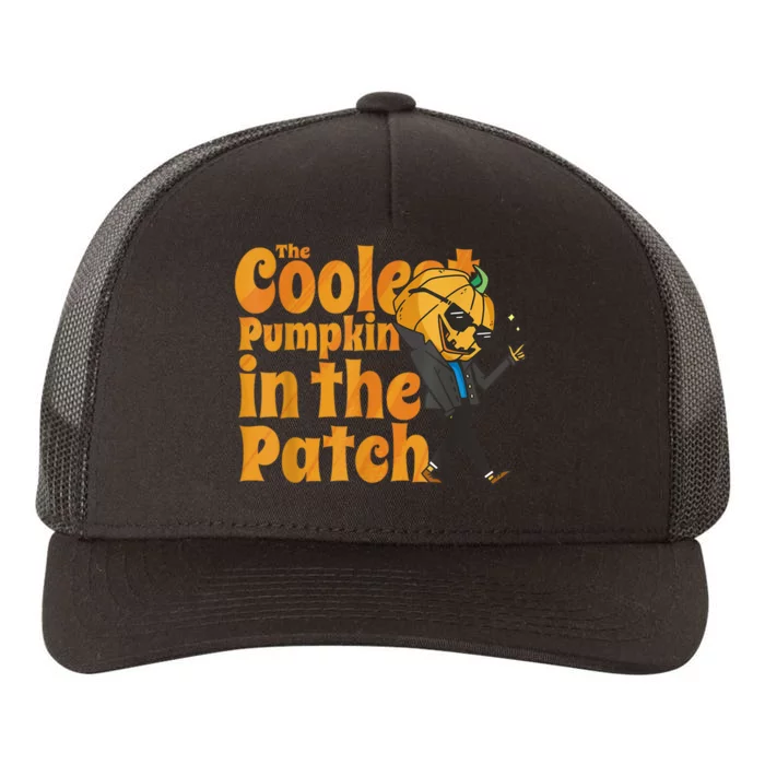 The Coolest Pumpkin In The Patch Kids Pumpkin Halloween Yupoong Adult 5-Panel Trucker Hat