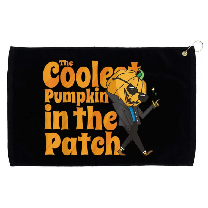 The Coolest Pumpkin In The Patch Kids Pumpkin Halloween Grommeted Golf Towel