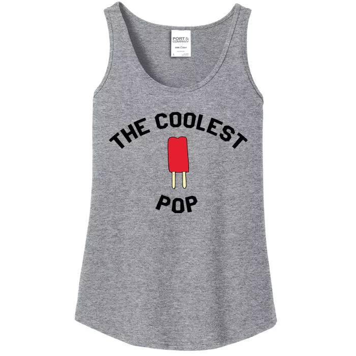 The Coolest Pop Funny Humor Joke Ladies Essential Tank