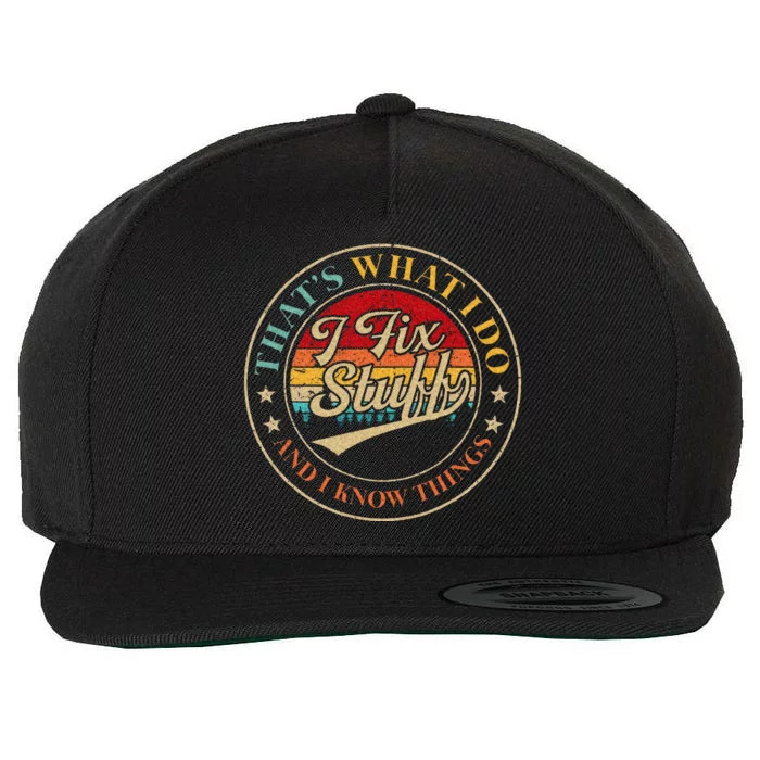 The Coffee Pot At Your Local 12 Step Meeting Wool Snapback Cap