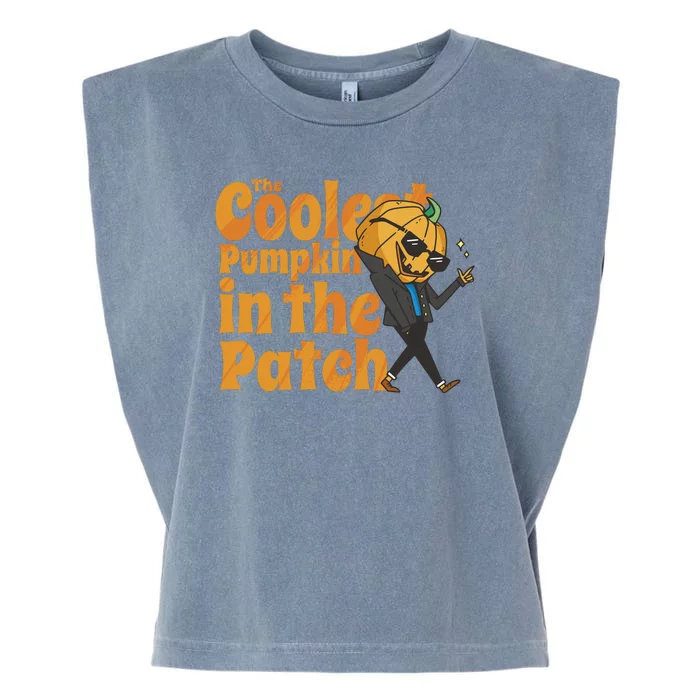 The Coolest Pumpkin In The Patch Garment-Dyed Women's Muscle Tee