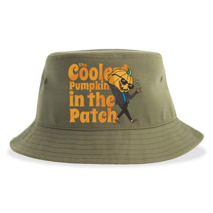 The Coolest Pumpkin In The Patch Sustainable Bucket Hat