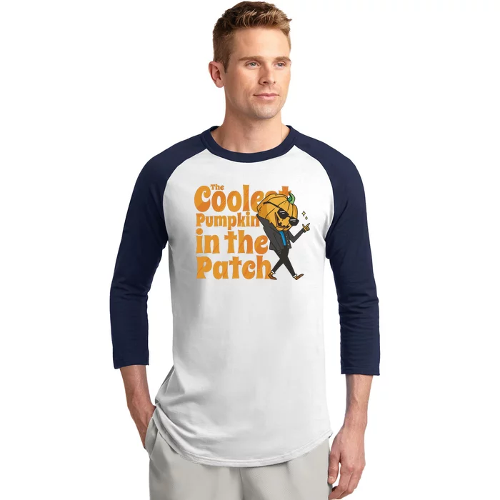 The Coolest Pumpkin In The Patch Baseball Sleeve Shirt