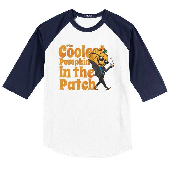 The Coolest Pumpkin In The Patch Baseball Sleeve Shirt