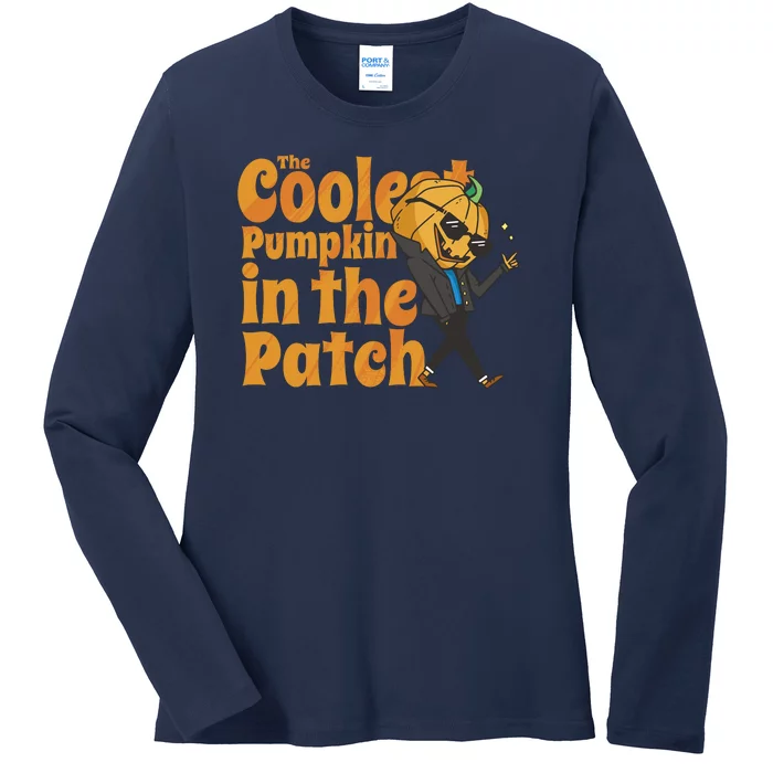 The Coolest Pumpkin In The Patch Ladies Long Sleeve Shirt