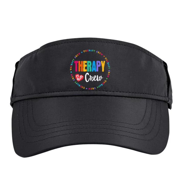 Therapy Crew PT OT SLP Occupational Therapist Week Team Adult Drive Performance Visor