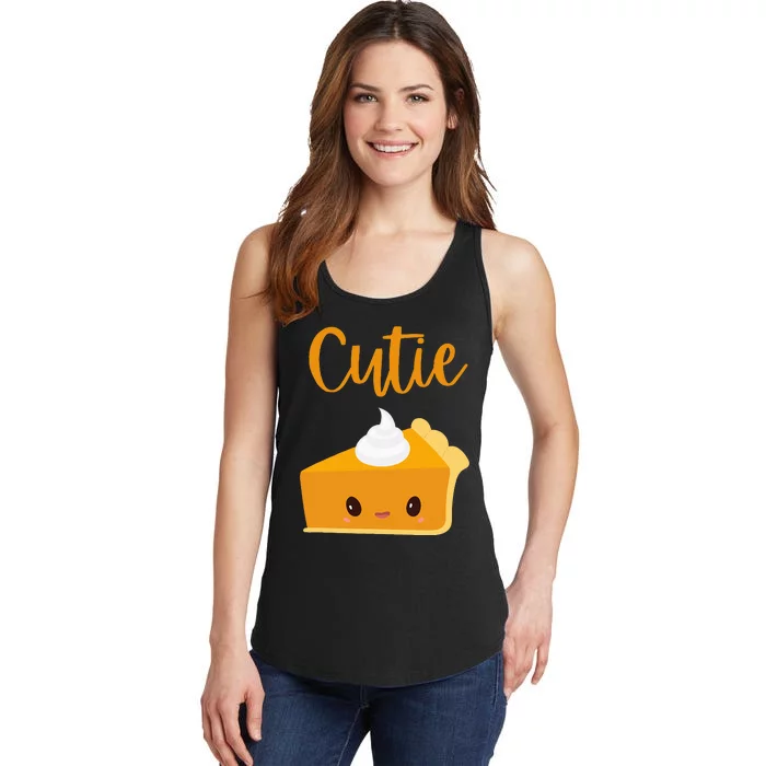 Thanksgiving Cutie Pie Pumpkin Pie Ladies Essential Tank