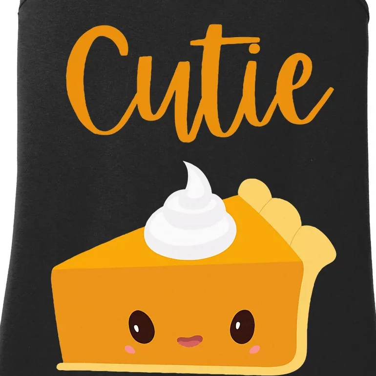 Thanksgiving Cutie Pie Pumpkin Pie Ladies Essential Tank