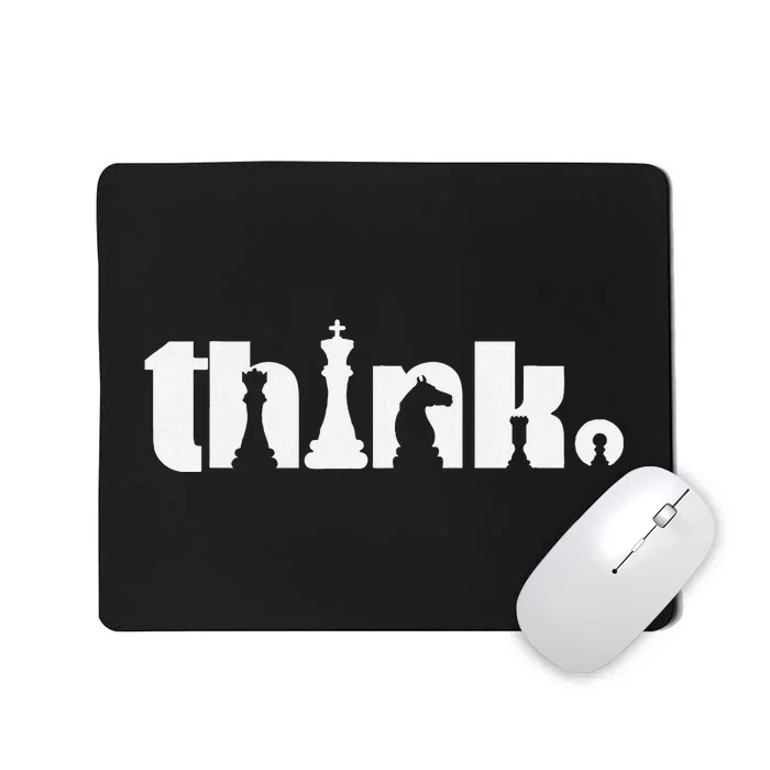 Think Chess Player Chess Game Mousepad