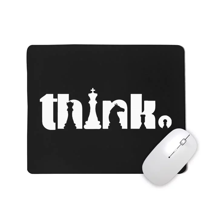 Think Chess Player Chess Game Mousepad