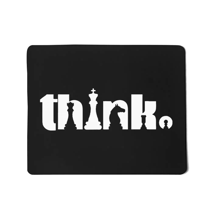 Think Chess Player Chess Game Mousepad