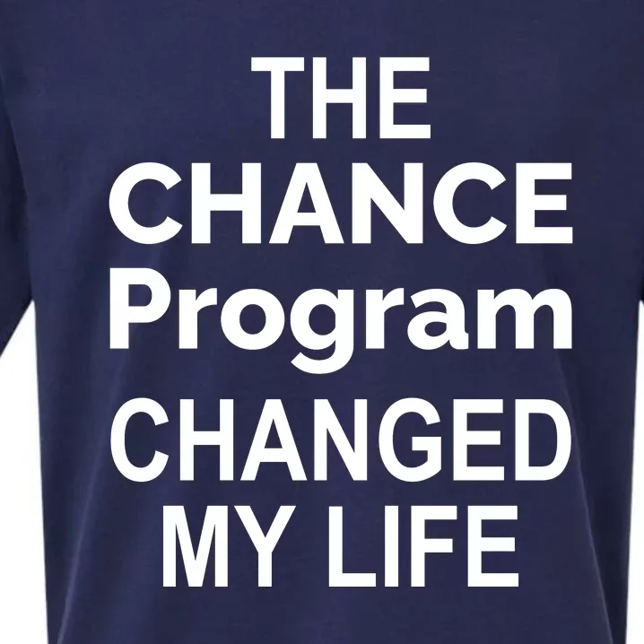 The Chance Program Changed My Life Sueded Cloud Jersey T-Shirt