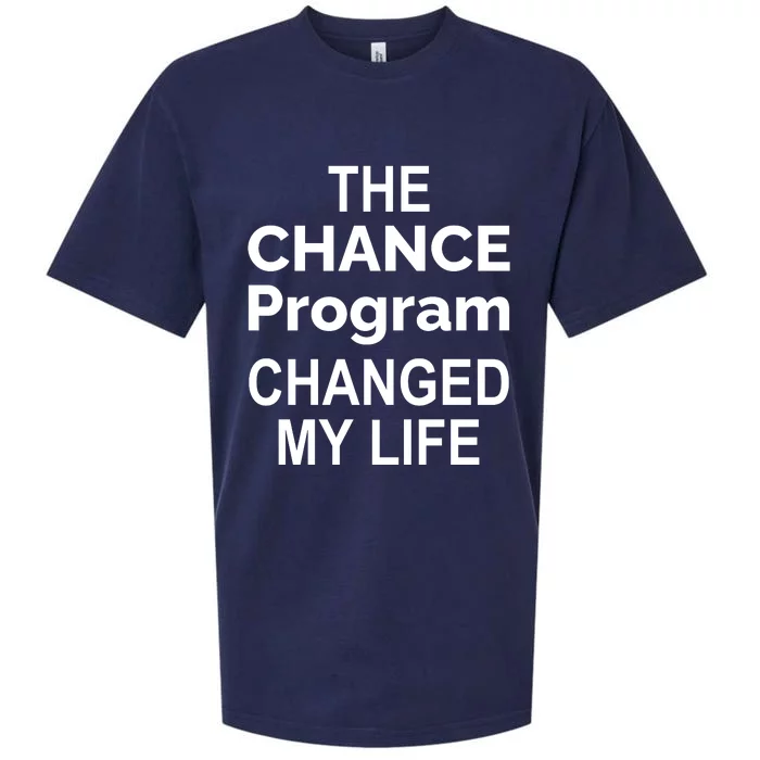 The Chance Program Changed My Life Sueded Cloud Jersey T-Shirt