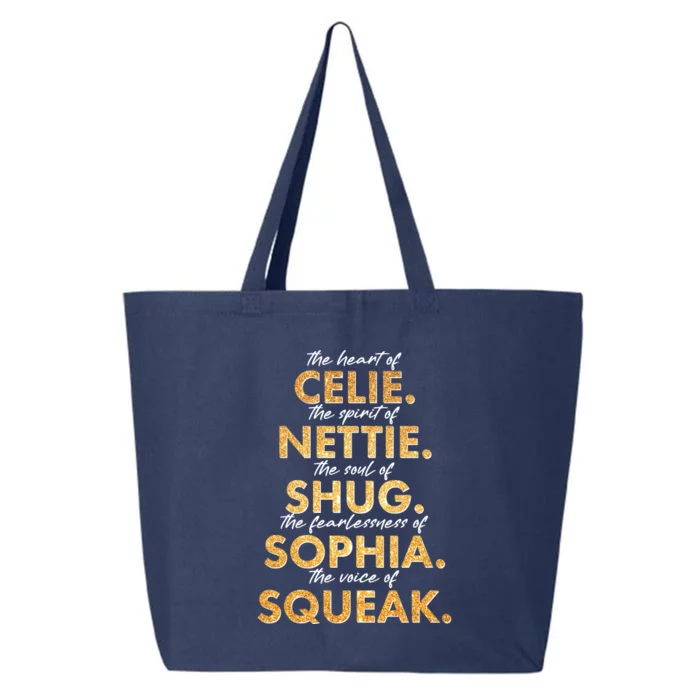 Celie Nettie Shug Sophia Squeak 25L Jumbo Tote