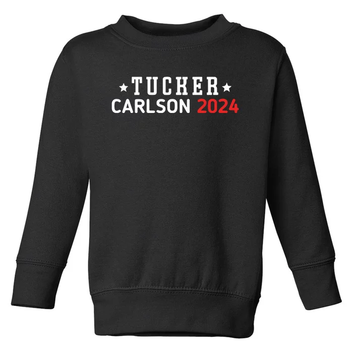 Tucker Carlson Political 2024 Election President Toddler Sweatshirt