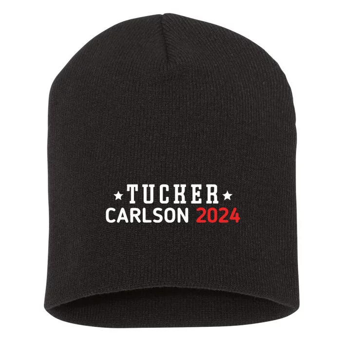 Tucker Carlson Political 2024 Election President Short Acrylic Beanie