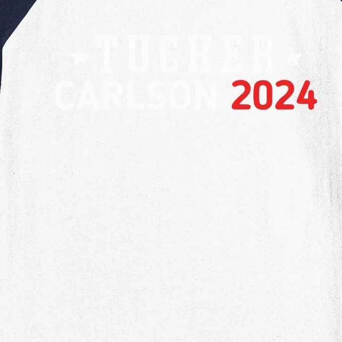 Tucker Carlson Political 2024 Election President Baseball Sleeve Shirt